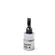 Proxxon Schlitzschrauben-Einsatz 1/4" 4 mm FD4 CrV-Stahl 33 mm
