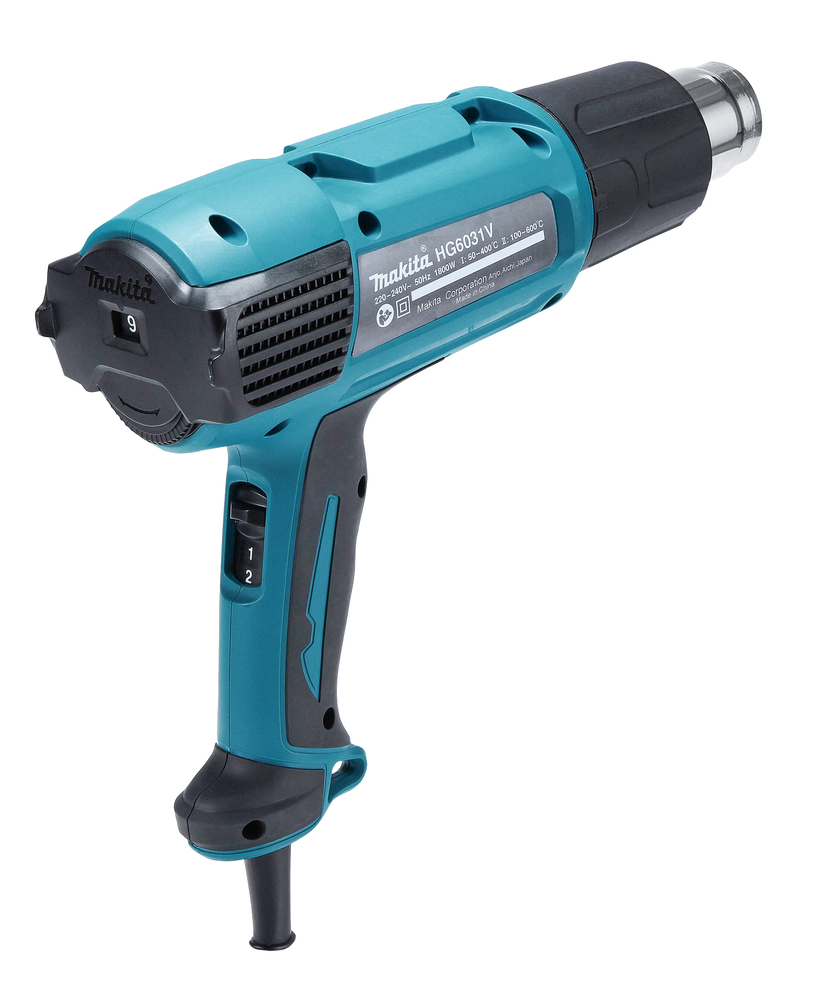 Makita Heißluftgebläse HG6031VK 1800W 50-600°C Kit