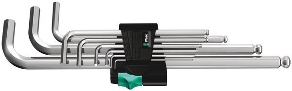 Wera 950/9 Hex-Plus 1 Winkelschlüsselsatz metrisch gestellverchromt