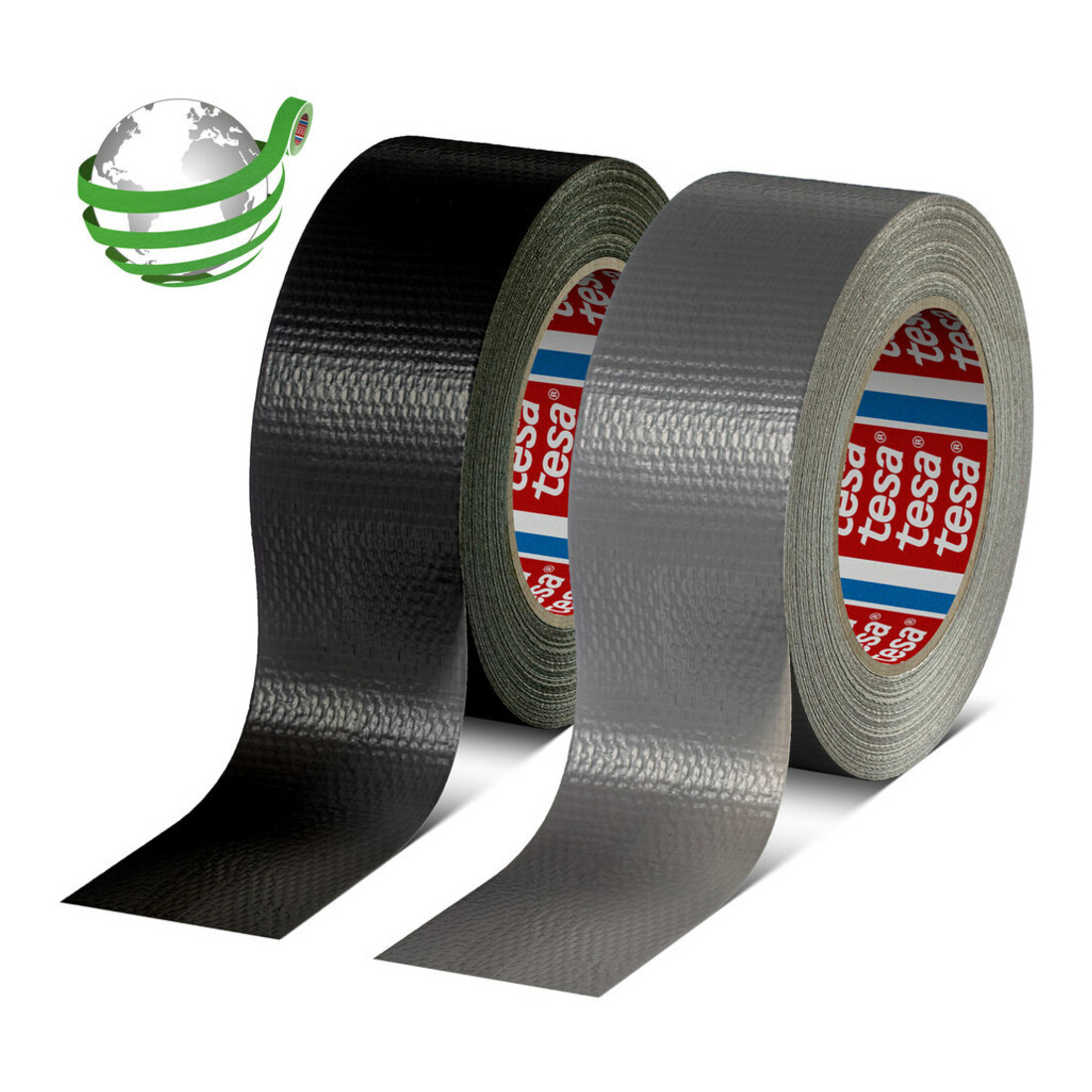tesa® 4615 General Purpose Duct Tape, recycled, 50m x 50mm, grau