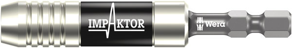 897/4 IMP Impaktor holder with retaining ring and magnet, 1/4" x 75 mm