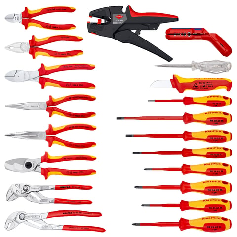Knipex Werkzeugkoffer "Vision24" Elektro 20 Teile