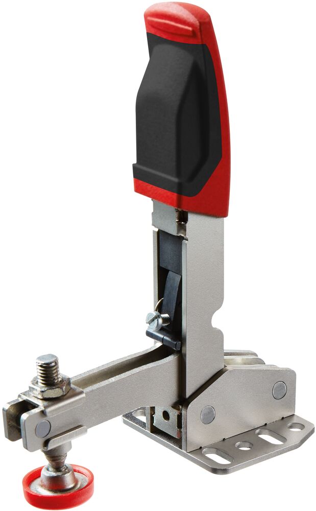 Bessey Senkrechtspanner STC-VH20 mit offenem Arm und waagrechter Grundplatte