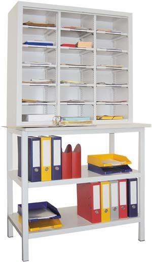 PAVOY Sortierschrank, RAL 7035