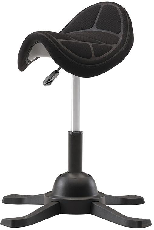 Produktbild Satteldrehhocker selbstbalacierend Sitzhöhe 480 - 660 mm mit Gleiter