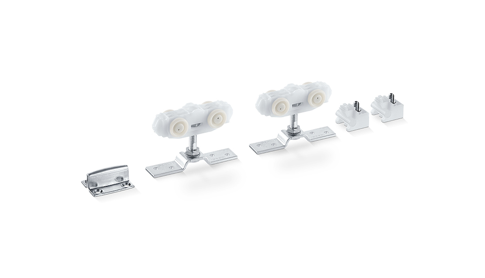 GEZE Set Doppelrollenwagen Rollan 40 NT, Kunststoff