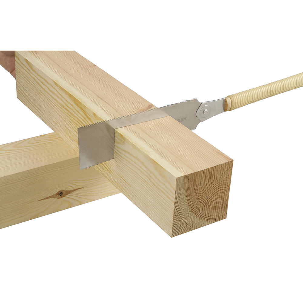 Dictum ® Ryoba Komane 240 Japansäge Traditional Grip Sägeblatt 240mm Trapez- und Dreiecksverzahnung