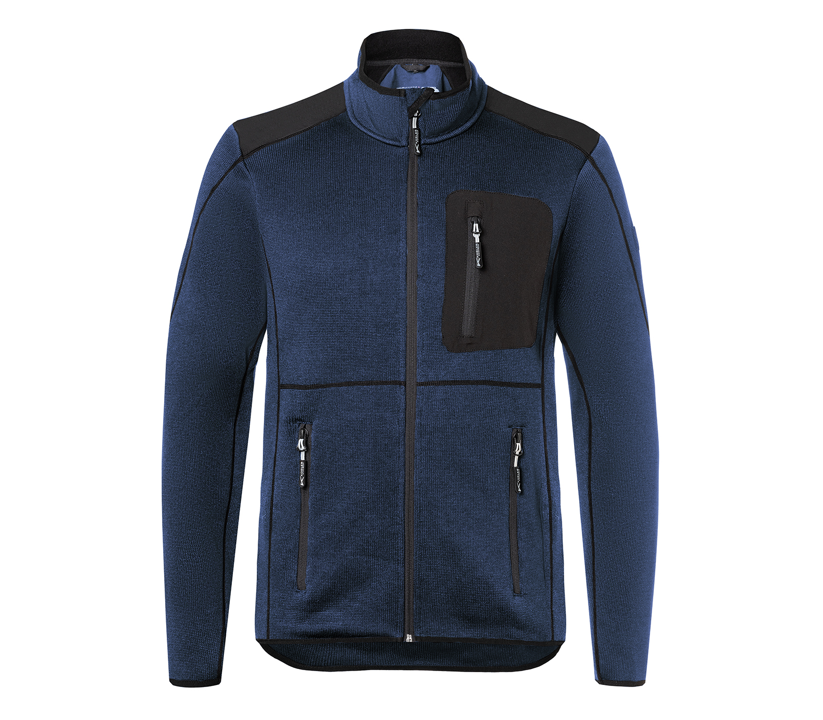 Kübler Strickjacke dunkelblau/schwarz  1443 6339-4899-XS