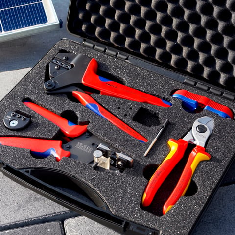 Knipex Werkzeugkoffer für Photovoltaik 97 91 04 V03 MC4 / MC4 Evo 2