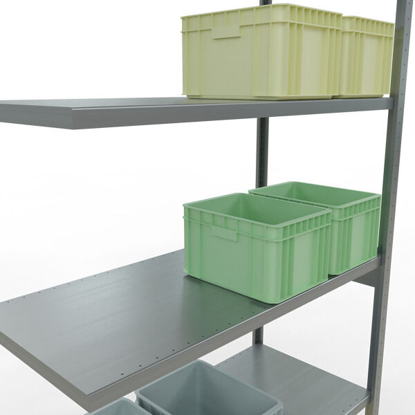 Schulte Anbauregal MULTIplus250 3000x1300x600mm 7 Fachböden 250kg Fachlast verzinkt