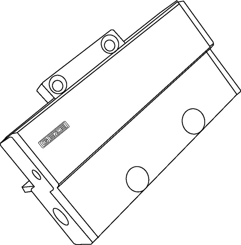 GEZE Verriegelung OL 90N, Aluminium