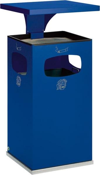 VAR Kombi-Ascher blau 3fach 72l incl. Inneneimer VAR