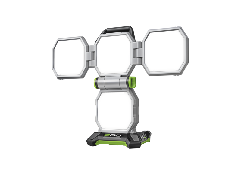 EGO LT1000E Mobiler LED-Scheinwerfer 10.000 Lumen 5 Helligkeitsstufen USB-Anschluss