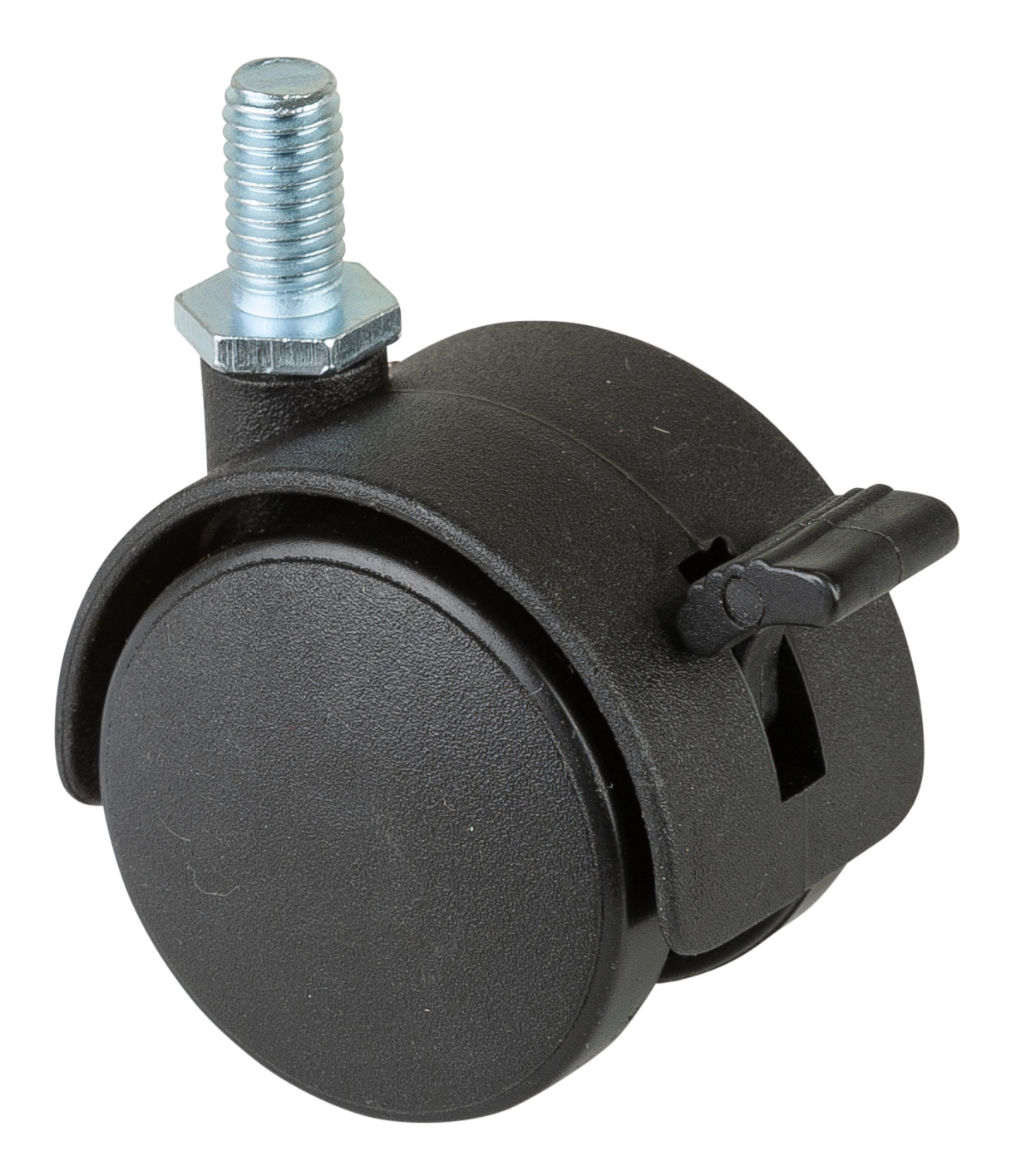 BS Rollen Kunststoff Doppelrolle F85.040.G08 40mm M8x15mm 30kg mit Feststeller
