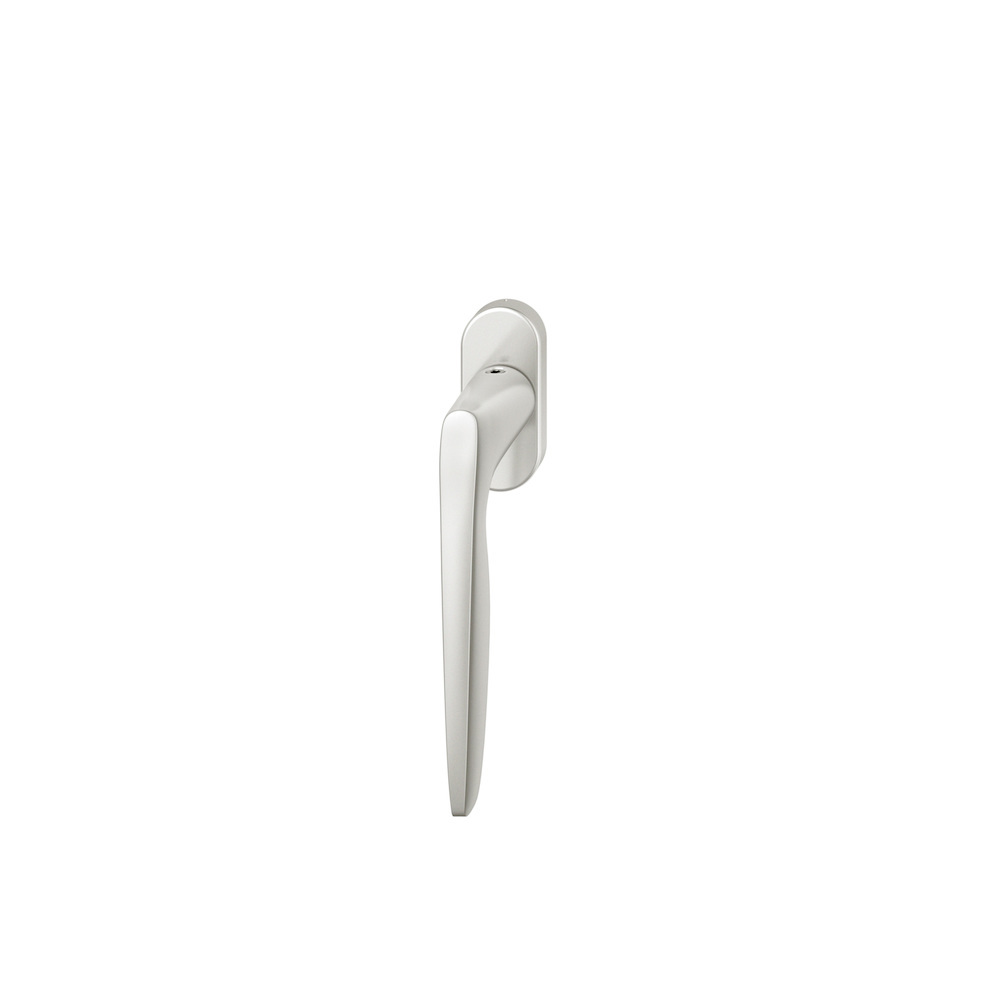 FSB Fenstergriff 34 1058, ovale schmale Ros., Aluminium
