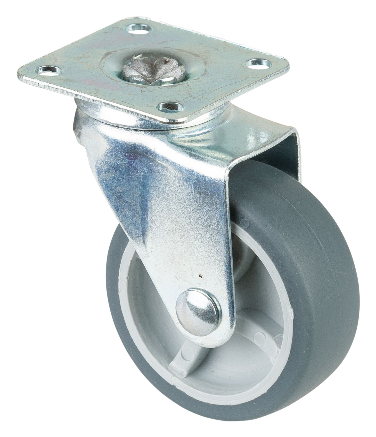 BS Rollen Lenkrolle F26.050 50mm 40kg Gummi Anschraubplatte