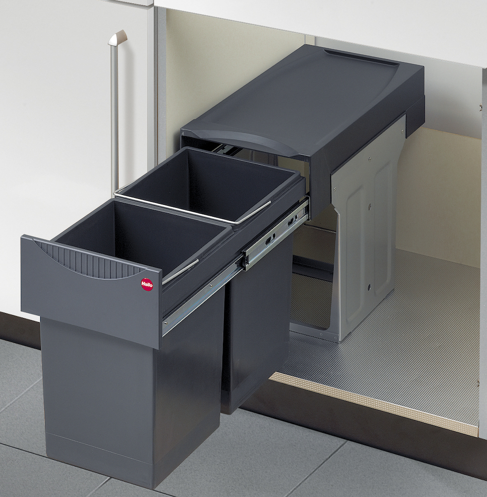 Produktbild Format Einbauabfallsammler, Tandem, 366610,KB 300, 30l, graphitgrau