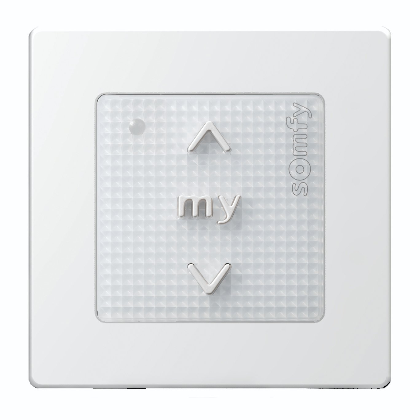 Somfy Smoove 1-Kanal Wandsender Origin RTS mit Drucktasten inkl. Rahmen Nr. 1810