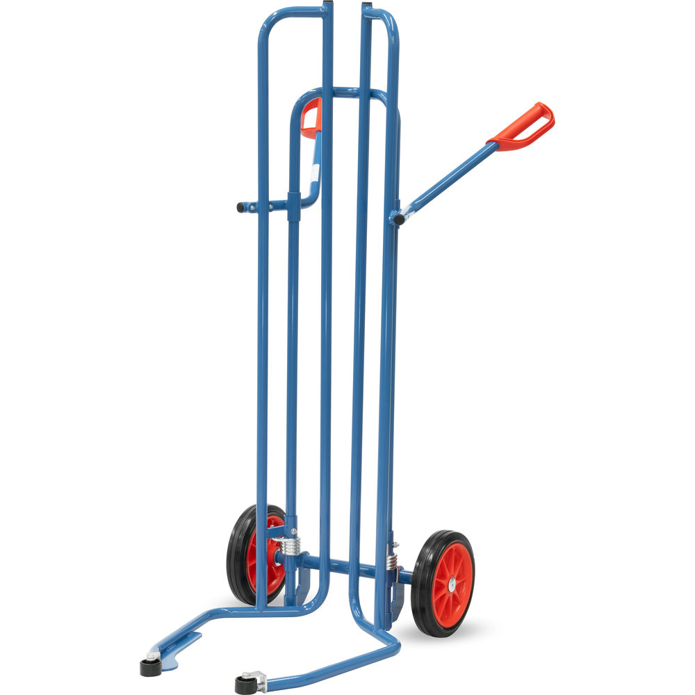 Fetra Reifenkarre 2032A mit Anlaufrollen Vollgummiräder 250 x 60 mm