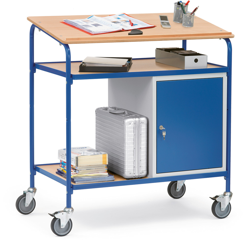 Fetra Rollpult 5838 mit Schreibfläche und Stahlschrank