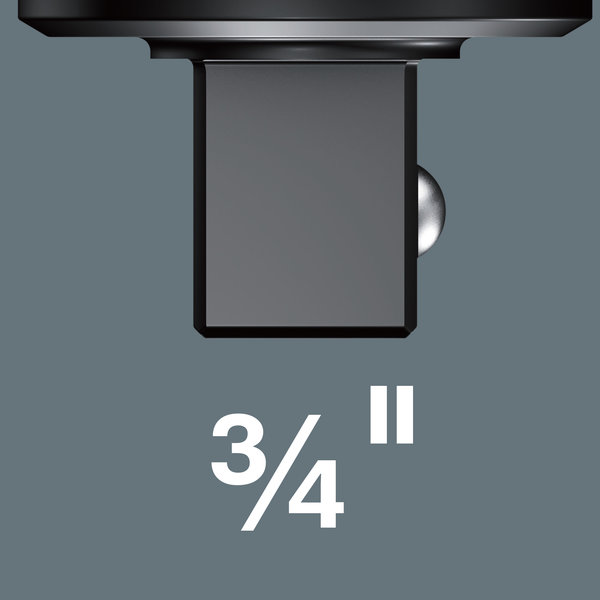 3/4" external square