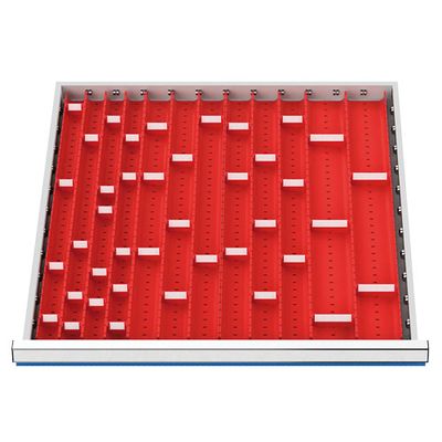 b+h Bedrunka+Hirth Schubladeneinteilung R 24-24 600x600mm Fronthöhe 50-75mm 56-teilig