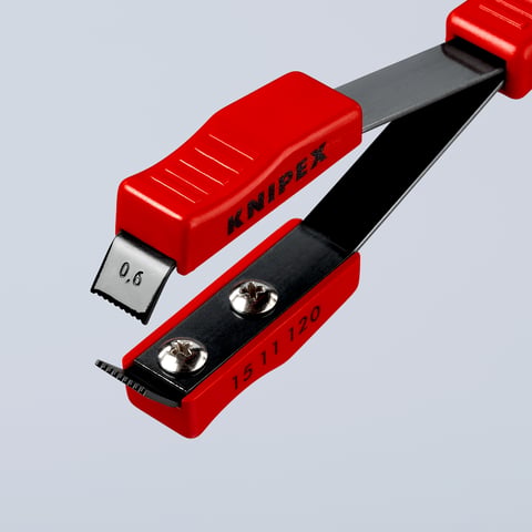 Knipex Lackabziehpinzette 15 11 120 120 mm Federstahl Kunststoffhüllen
