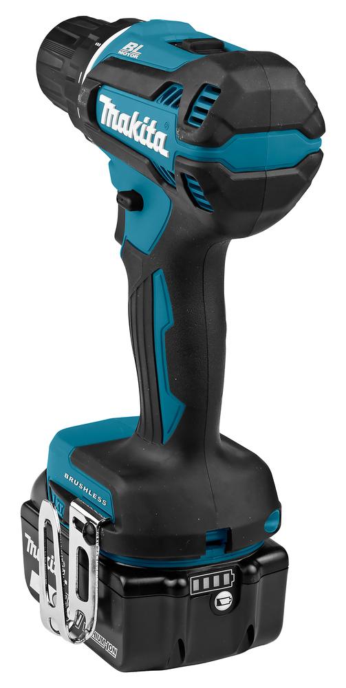 Makita Akku-Bohrschrauber DDF485RTJ 18V 5.0Ah mit 2 Akkus Ladegerät MAKPAC