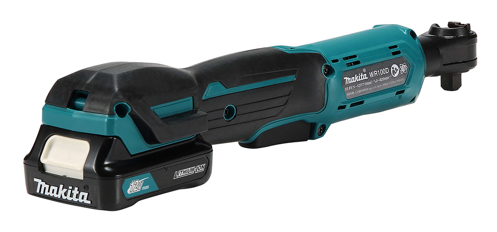 Makita Akku-Ratschenschrauber WR100DZ 12V max. 47.5 Nm 1/4" 3/8"