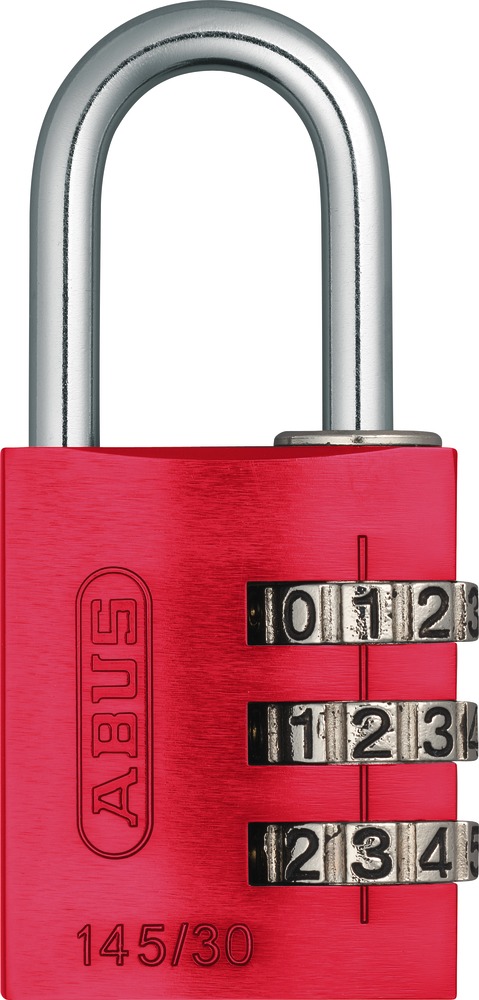Hauptansicht | Zahlenschloss 145/30 rot mit EAN