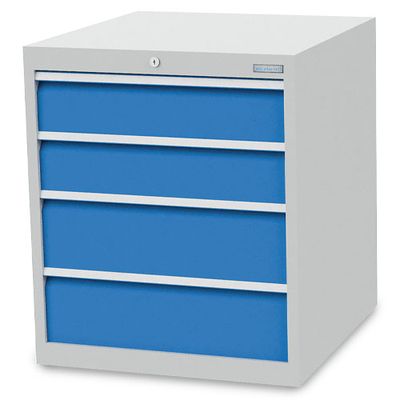 b+h Bedrunka+Hirth Schubladenschrank Tiefe 736 R 24-24 4 Schubladen Stahlblech