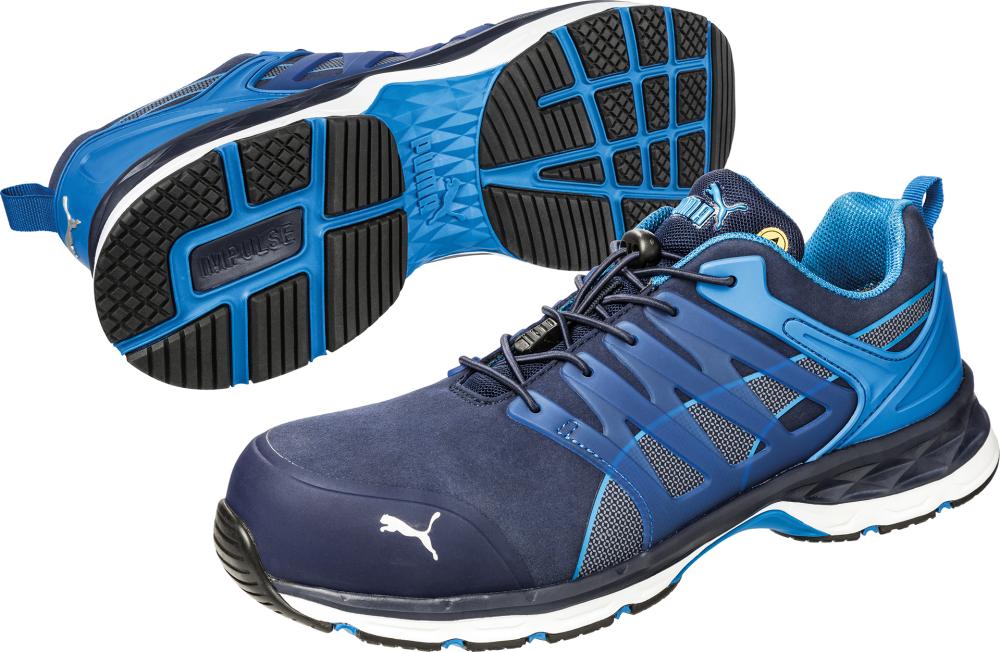 Puma Sicherheitshalbschuh Velocity 2.0 Blue Low 643850, S1P SRC HRO ESD