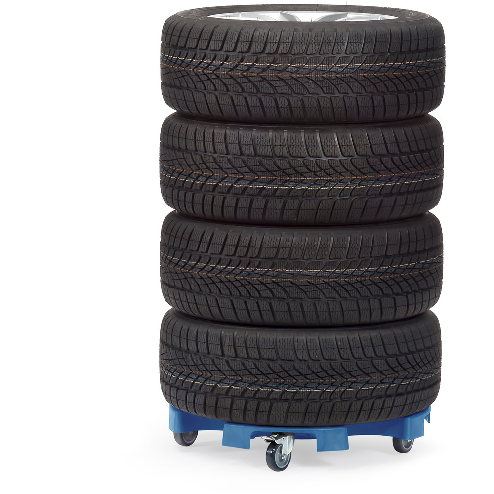 Fetra Reifen-Roller "TYRE TROLLEY" 4546 TPE-Bereifung 120kg