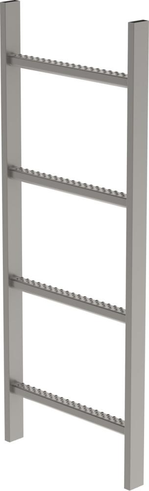 MUNK Schachtleiter, Edelstahl V4A (1.4571), Außenbreite 440 mm, lichte Weite 400 mm