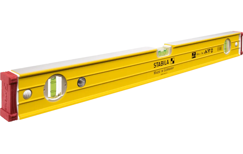 Stabila Wasserwaage Type 96-2, 81 cm, extrasteifes Alu-Profil,