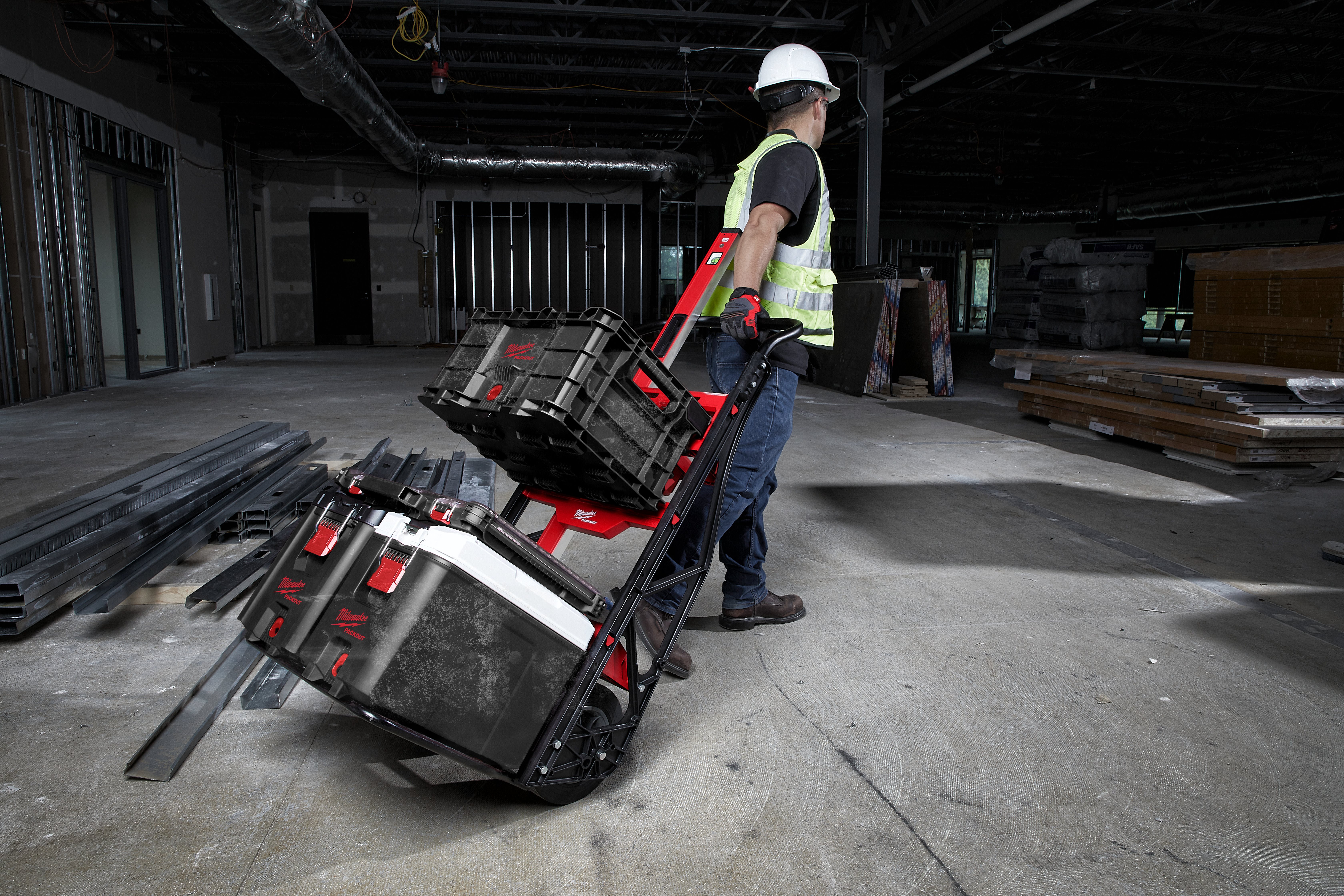 Milwaukee PACKOUT™ Multifunktions-Transportkarre 4932472131 180kg Nutzlast 25cm Räder