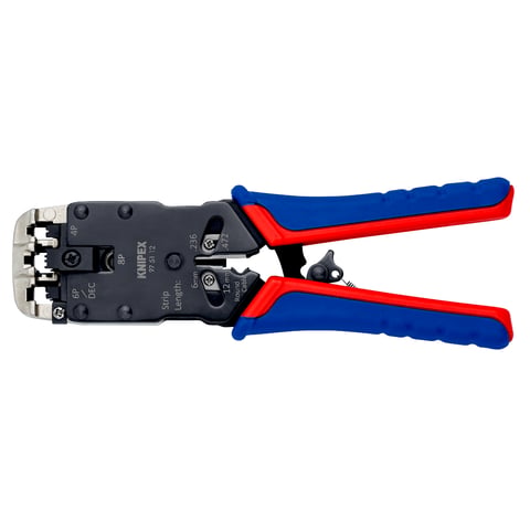 Knipex Crimpzange für Westernstecker 97 51 12 RJ10 RJ11/12 RJ45 200mm