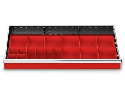 b+h Bedrunka+Hirth Kleinteilekästen R 36-16 für Front 100 mm