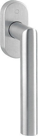 HOPPE® Fenstergriff Amsterdam E0400/US956, VarioFit, mit Schrauben, Edelstahl