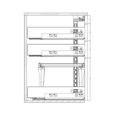 HETTICH InnoTech Doppelwandiges Schubkastensystem