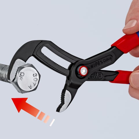 Knipex Cobra® QuickSet Hightech-Wasserpumpenzange mit rutschhemmendem Kunststoff überzogen 250 mm, 87 21 250