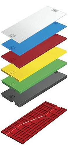 Roto Verglasungsblock GL-IB Glas-Tec 100x52x1mm Weiß