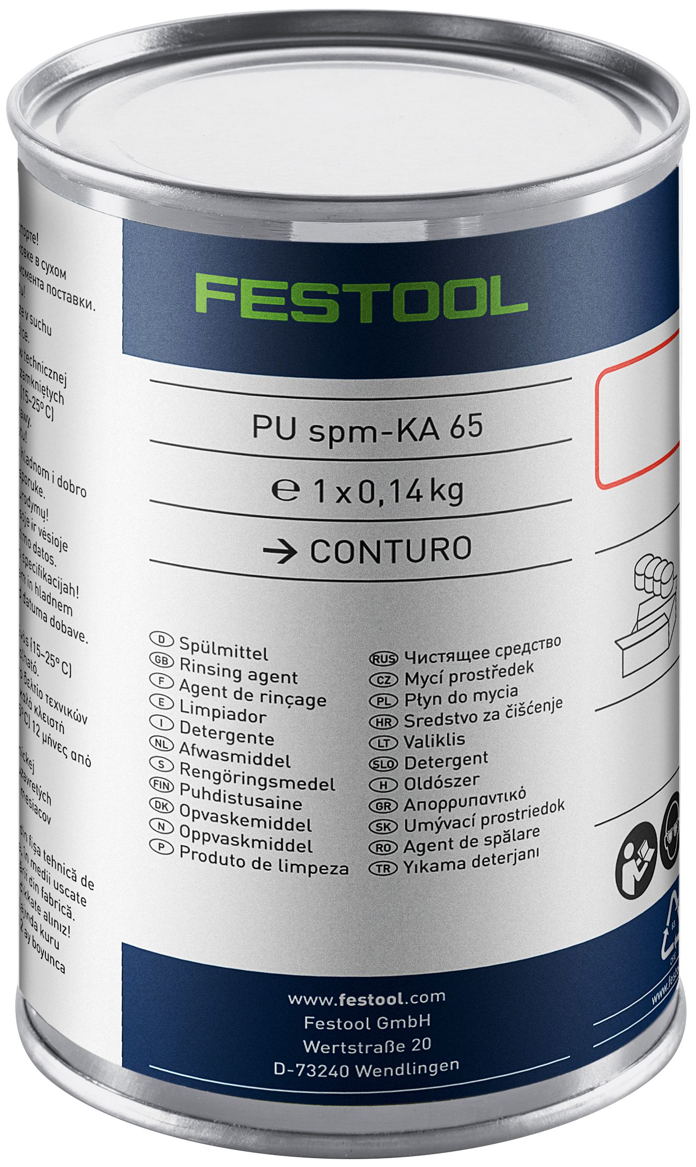 Spülmittel PU spm 4x-KA 65, Zinn, Kann, Aluminium