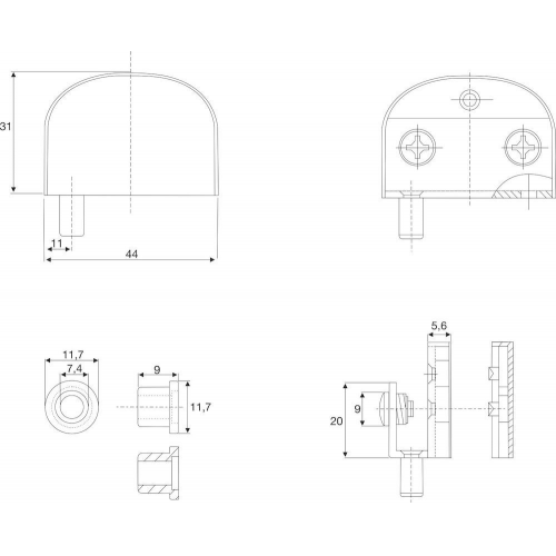 Maßzeichnung, CAD-Diagramm, Diagramm