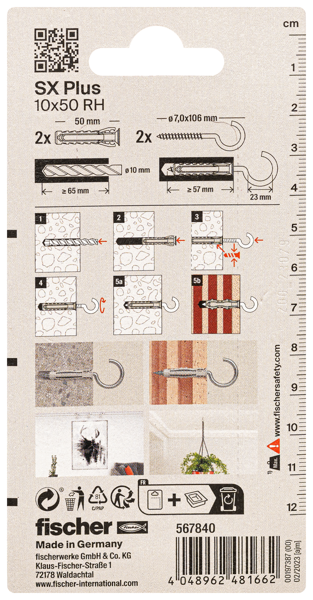 Produktbild, QR Kode, Text, Pflanze