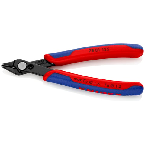 Knipex Electronic Super Knips® Präzisionszange 78 81 125 brüniert 125mm