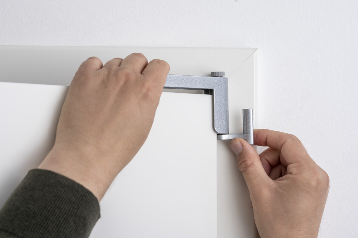 Abus Türschließer 2603 S silber für Türen bis 20 kg ohne Bohren