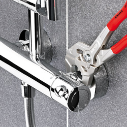 Knipex Zangenschlüssel 86 03 250 SB 250mm verchromt Kunststoffgriff