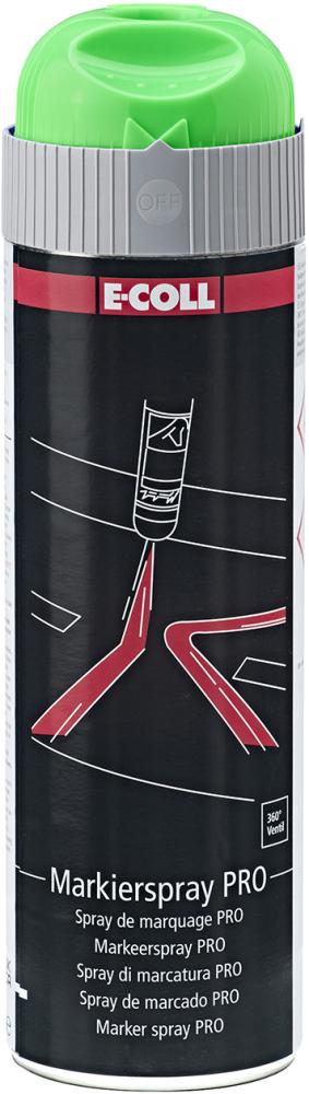 E-COLL PRO Markierspray 500ml grün E-COLL
