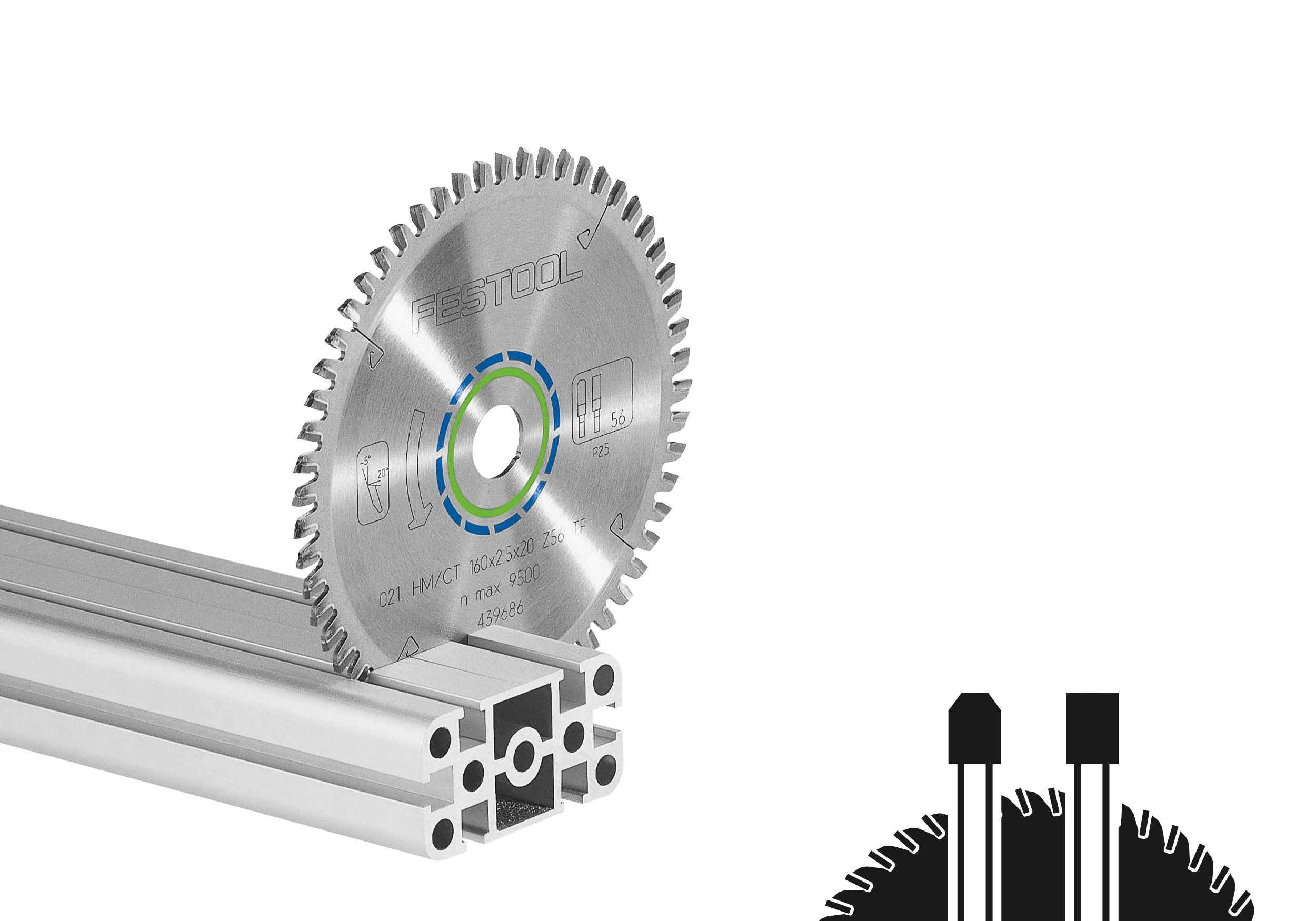 Kreissägeblatt ALUMINIUM/PLASTICS HW 210x2,4x30 TF72, Elektronik, Hardware